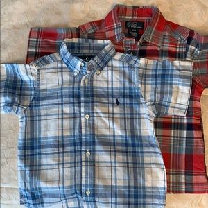 Bundle of 2 Ralph Lauren shirts boys size 3/3T